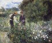 Pierre-Auguste Renoir Conversation with the Gardener Germany oil painting artist